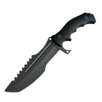 Туристичний ніж для виживання Gorillas BBQ 2-879 27.5 см Чорний (KN1065) Туристичний ніж для виживання Gorillas BBQ 2-879 27.5 см Чорний (KN1065)