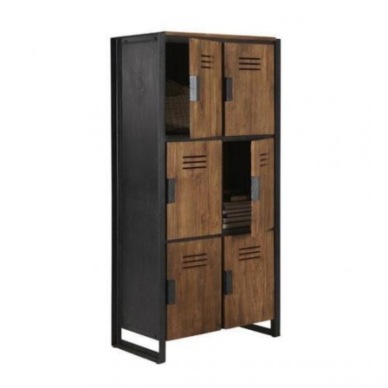 Шафа для зберігання в стилі Loft NS-2229 1630x800x400 мм Черный