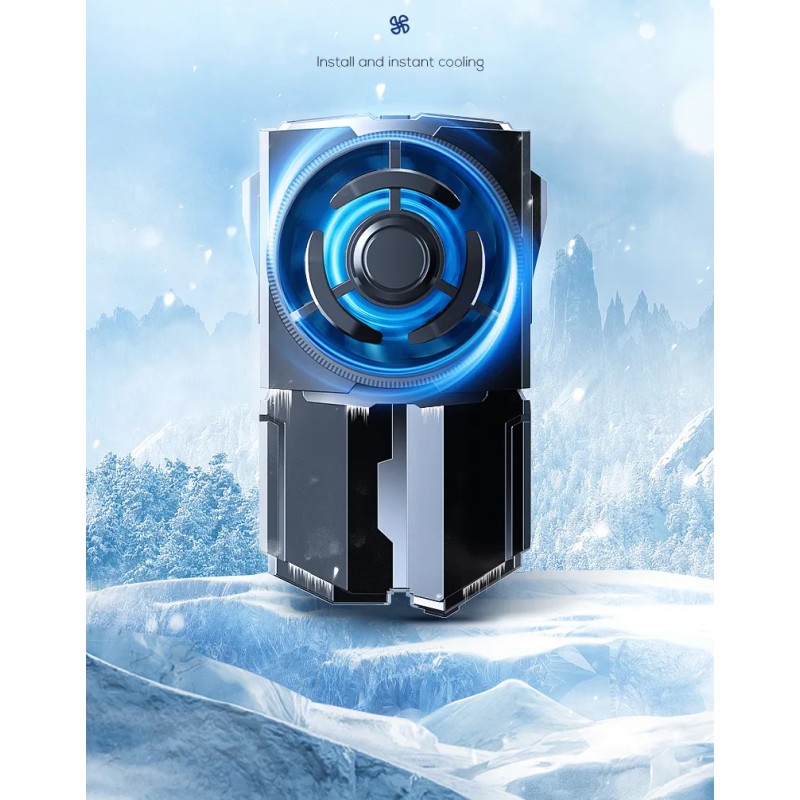 Напівпровідниковий радіатор-вентилятор із батареєю 1200 mAh (кулер) для смартфона MEMO PUBG Mobile DL-A 05