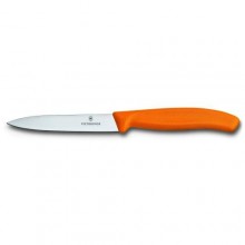 Кухонний ніж Victorinox SwissClassic для нарізки 100 мм Помаранчевий (6.7706.L119)