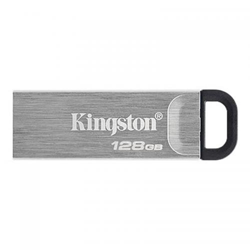 Флеш-накопичувач USB3.2 128GB Kingston DataTraveler Kyson Silver/Black (DTKN/128GB) в інтернет супермаркеті PbayMarket!