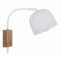 Бра Candellux Rupi 27x22 см Біло-коричневий (21-75482)