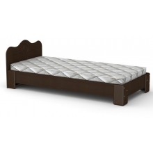 Велике односпальне ліжко Компаніт-100 МДФ венге