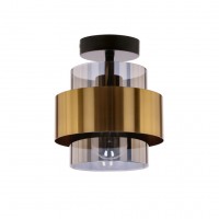 Стельовий світильник Candellux Spiega 18x22 см Чорний (31-09487)
