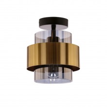 Стельовий світильник Candellux Spiega 18x22 см Чорний (31-09487)