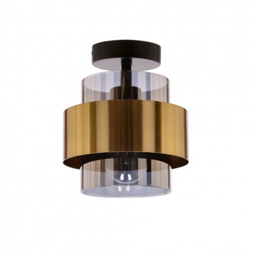 Стельовий світильник Candellux Spiega 18x22 см Чорний (31-09487)
