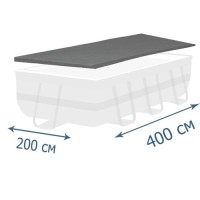 Захисний тент - чохол InPool 33014,  ▭ 400 х 200 см для каркасного басейну