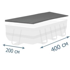 Захисний тент - чохол InPool 33014,  ▭ 400 х 200 см для каркасного басейну