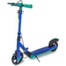 Двоколісне складане самокат ручне гальмо Scale Sports SS-91 51 х 12 см 80 кг Dark blue (259663522)