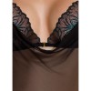 Сітчасте боді з мереживним ліфом Passion DELIENA BODY XXL/XXXL black в інтернет супермаркеті PbayMarket!