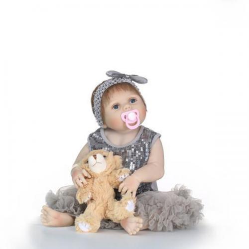 Силіконова колекційна лялька No Brand дівчинка Емма висота 55 см (175) Силіконова колекційна лялька No Brand дівчинка Емма висота 55 см (175)