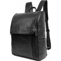Рюкзак Vintage 14523 шкіряний Чорний, Чорний