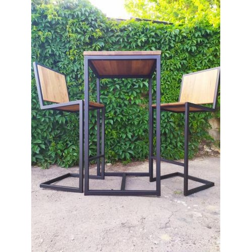 Барний стілець GoodsMetall у стилі ЛОФТ 750х350х350 мм БС243 Барний стілець GoodsMetall у стилі ЛОФТ 750х350х350 мм БС243