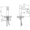 Змішувач для раковини Volle Leon de la noche 1511.010104 в інтернет супермаркеті PbayMarket!
