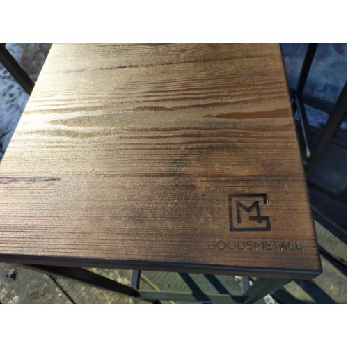 Барний стілець GoodsMetall у стилі ЛОФТ 750х300х300 БС233