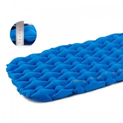 Килимок надувний Naturehike FC-10 NH19Z032-P 195х59х6.5 см Блакитний (1047-6927595734261)