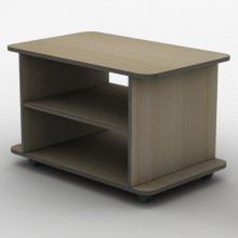 Журнальний столик Тиса Мебель СЖ-1 Бук 50x50x80 см