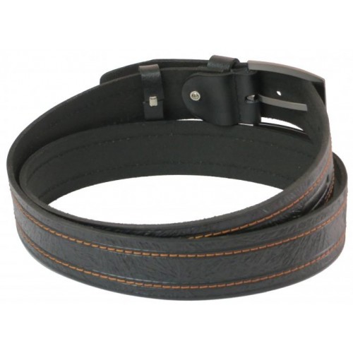Шкіряний ремінь Skipper 110-130 x 3.8 см Чорний (1014-38) Шкіряний ремінь Skipper 110-130 x 3.8 см Чорний (1014-38)