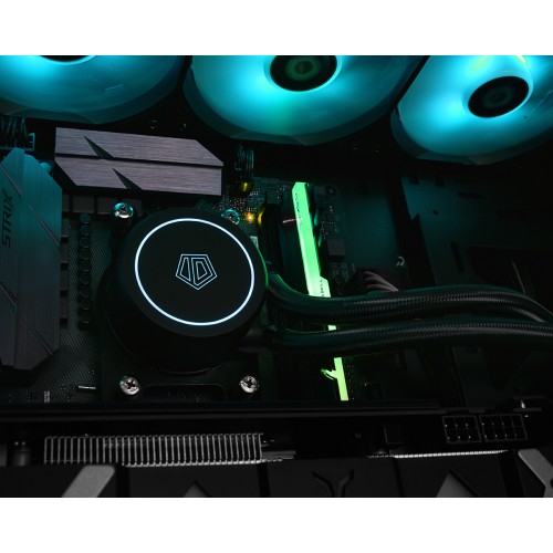 Система водяного охолодження ID-Cooling СВО Auraflow X 360, 396х120х27 мм, 4-pin (6573662)
