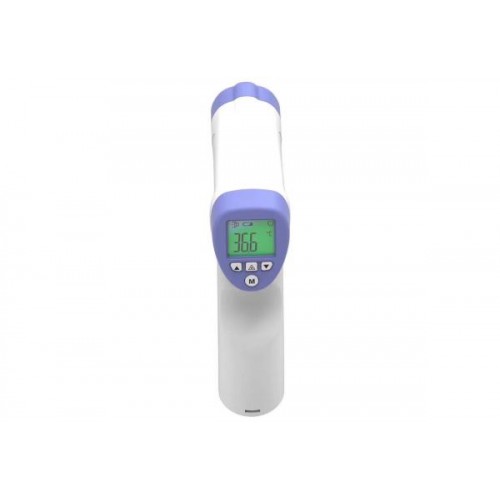 Безконтактний інфрачервоний цифровий термометр з можливістю калібрування Hi Sens Non contact DT-8826 білий