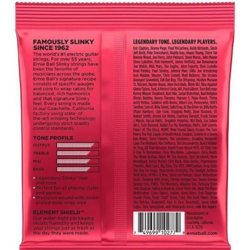 Струни для електрогітари Ernie Ball 2226 Burly Slinky Nickel Wound 11/52