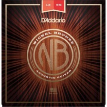 Струни для акустичної гітари 6 шт D'Addario NB1356 Nickel Bronze Medium Acoustic Guitar Strings 13/56