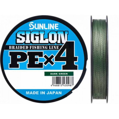 Шнур Sunline Siglon PE х4 300м 0.296мм 22кг / 50lb (1658-09-52) Шнур Sunline Siglon PE х4 300м 0.296мм 22кг / 50lb (1658-09-52)