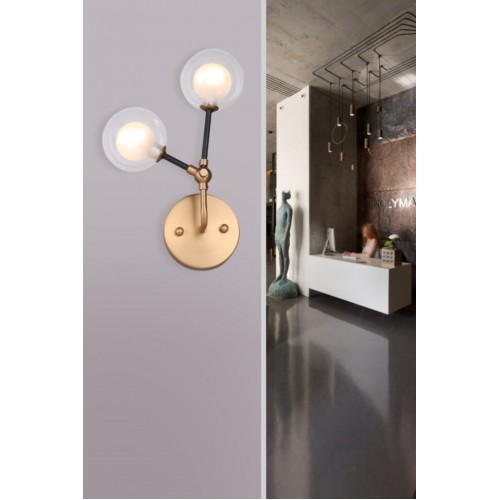 Бра Laguna Lighting 427 28.5x30 см Золотистий (42761-02) Бра Laguna Lighting 427 28.5x30 см Золотистий (42761-02)