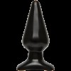 Анальна пробка Doc Johnson Smooth Classic Large - Black, макс. діаметр 5,7 см в інтернет супермаркеті PbayMarket!