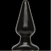 Анальна пробка Doc Johnson Smooth Classic Large - Black, макс. діаметр 5,7 см