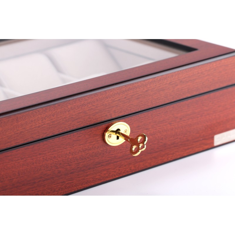 Шкатулка для зберігання годинників Salvadore Бордо WB/2105/8.C