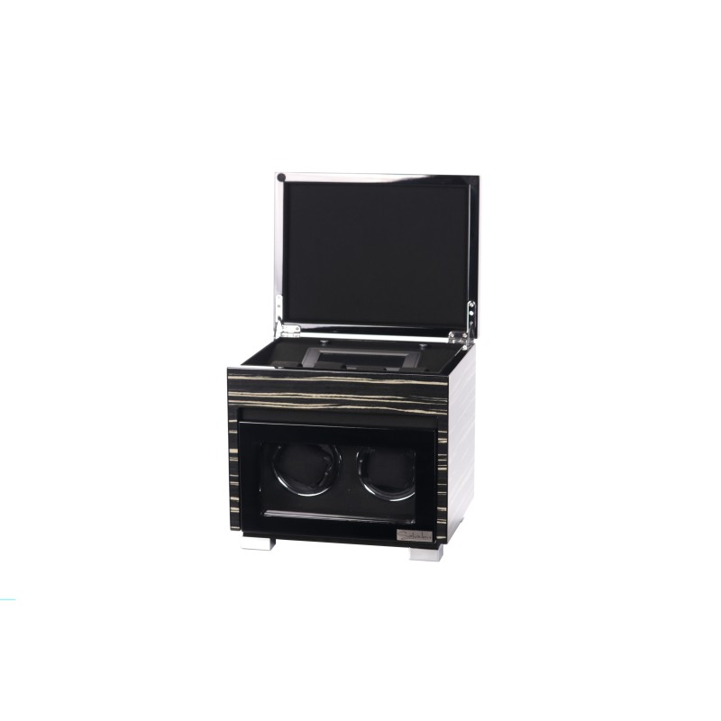 Скринька Salvadore для підзаводу 2 годинників R12411 2x2 Grey