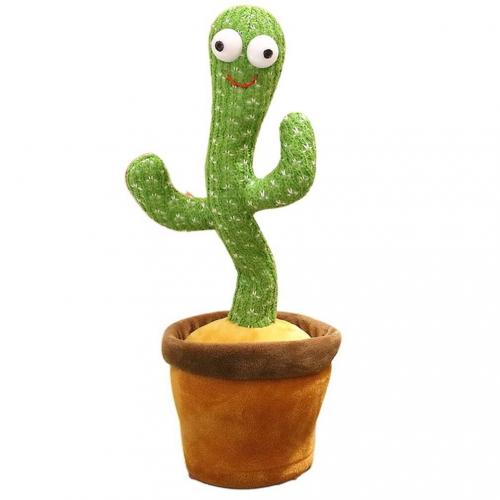 Інтерактивний плюшевий танцюючий кактус Funny Toys Dancing Light Cactus з різнобарвним підсвічуванням Інтерактивний плюшевий танцюючий кактус Funny Toys Dancing Light Cactus з різнобарвним підсвічуванням