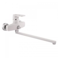 Змішувач для ванни Zerix Z2230-7 білий (ZX0359) Змішувач для ванни Zerix Z2230-7 білий (ZX0359)