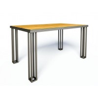 Обідній стіл у стилі Loft NS-1155 820x1200x700 мм Черный Обідній стіл у стилі Loft NS-1155 820x1200x700 мм Черный