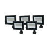 Комплект світлодіодних прожекторів Lightwell 50W з датчиком руху 5 шт (LW-FL-B-50-S)