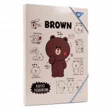 Папка для праці YES картонна A4 Line friends (500232)