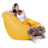 Крісло Мішок Груша Замша 150х100 Студія Комфорту Великий Жовтий