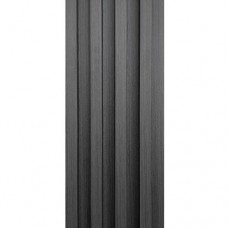 Декоративна стінова рейка Sticker Wall WPC Графіт 160x3000x23 мм (SW-00001529)