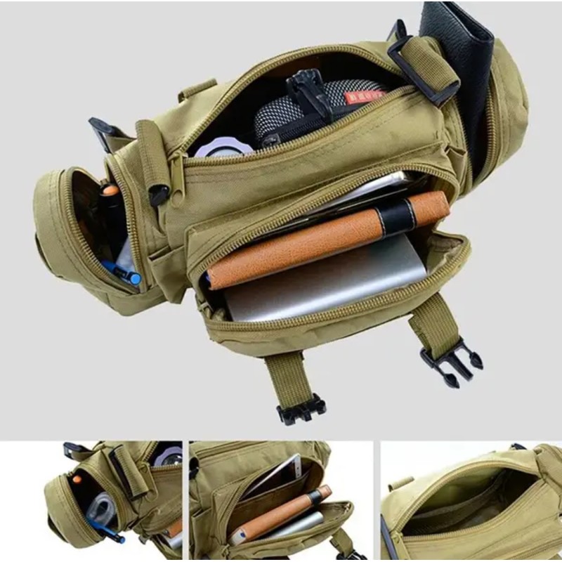 Тактична поясна сумка Military Mochilas Molle 32х17х11 см Койот