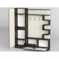 Передпокій Тиса Мебель-23 Венге Молочний 204.5x35x170 см Передпокій Тиса Мебель-23 Венге Молочний 204.5x35x170 см