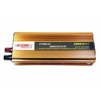 Перетворювач напруги інвертор 5 Core 2000W DC/AC 12V-220V Gold (3_02492)