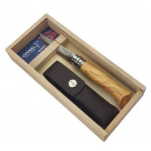 Складний ніж у подаручному футлярі Opinel №8 нержавіюча сталь (001004) Складний ніж у подаручному футлярі Opinel №8 нержавіюча сталь (001004)