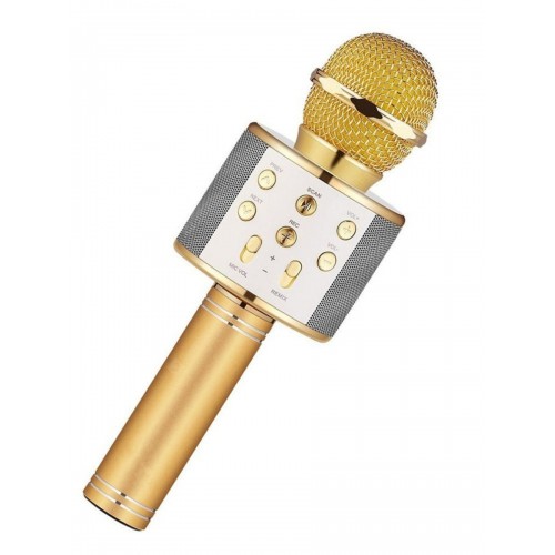 Бездротовий караоке мікрофон WSTER WS-858 Gold (2074330846) Бездротовий караоке мікрофон WSTER WS-858 Gold (2074330846)