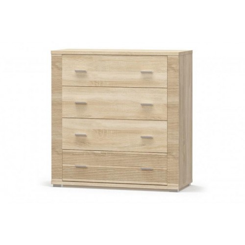Комод для речей Меблі Сервіс Гресс 4Ш дуб самоа Комод для речей Меблі Сервіс Гресс 4Ш дуб самоа