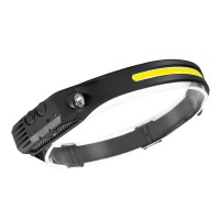 Ліхтарик налобний гнучкий Bailong Led BL-G28+XPE+СOB акумуляторний з ід-датчиком руху W689-1 (W689-1)