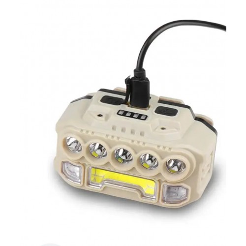 Ліхтар налобний 9070 акумуляторний з сенсором Bailong HX-817 Type-C
