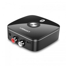 Бездротовий Bluetooth 5.0 аудіо приймач Ugreen 30445 c 3,5мм та 2RCA виходами Чорний (30445)