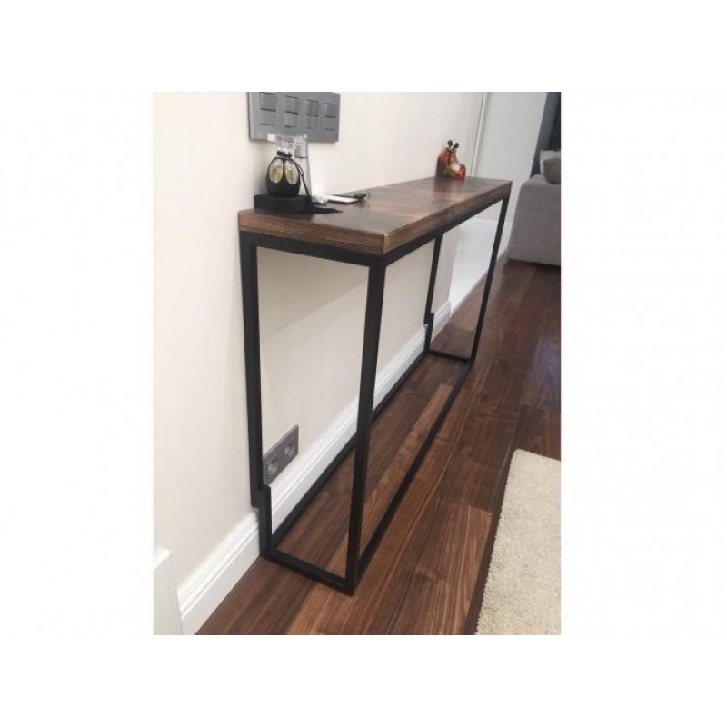 Консоль для дому в стилі Loft NS-343 830x1100x300 мм Черный