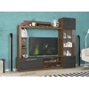 Вітальня стінка тумба під телевізор Меблі Сервіс Тренто із ДСП (634652)
